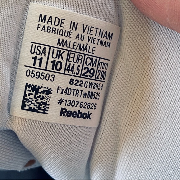 Reebok Question Mid Sneakers Men’s Size 11 - Picture 9 of 11